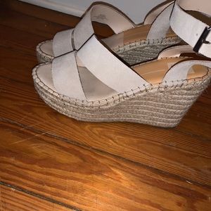BARELY WORN DOLCE VITA HIGH HEELS ESPADRILLES